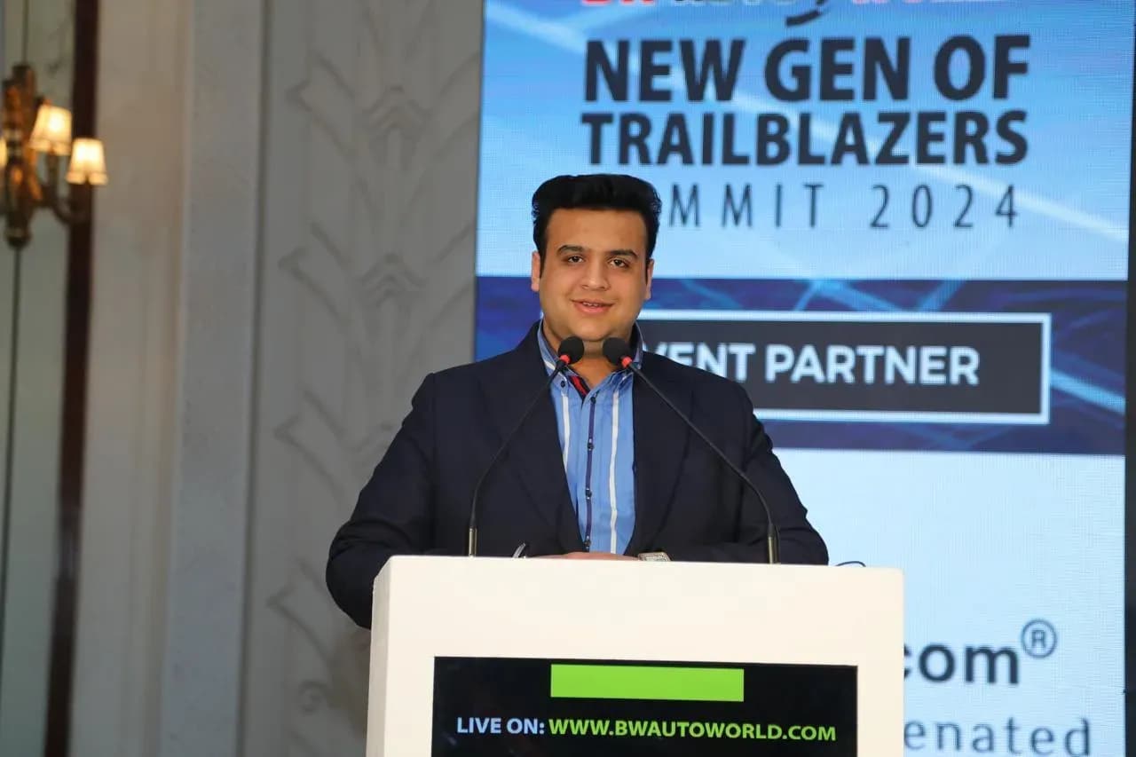 Sanath Khullar speaking at the New Gen of Trailblazers Summit 2024